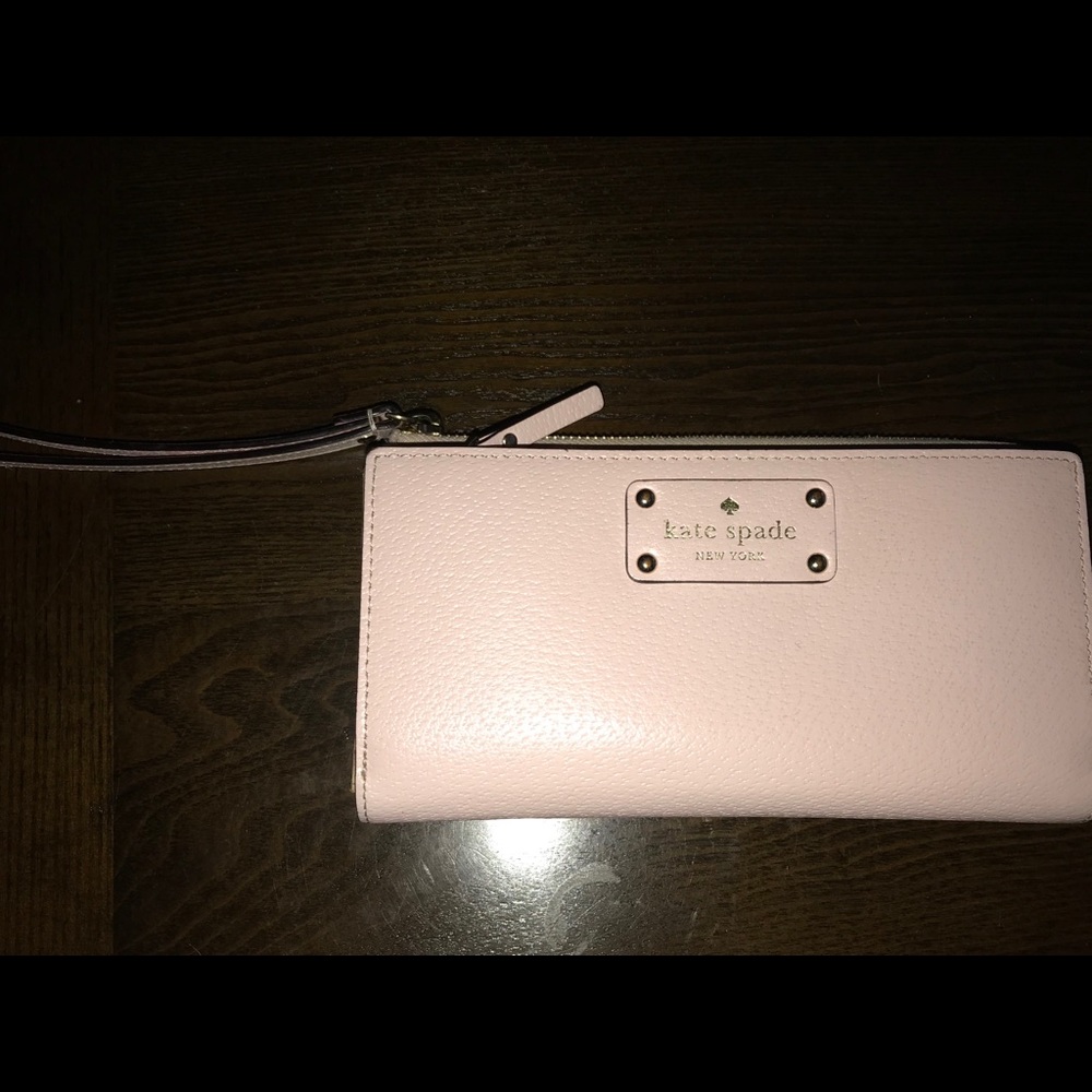 Kate Spade Large Wallet/Wristlet - Blush Pink